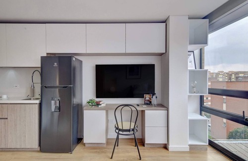 Usaquen Apartment | w* | Stunning Loft in Bogota w/Gym
