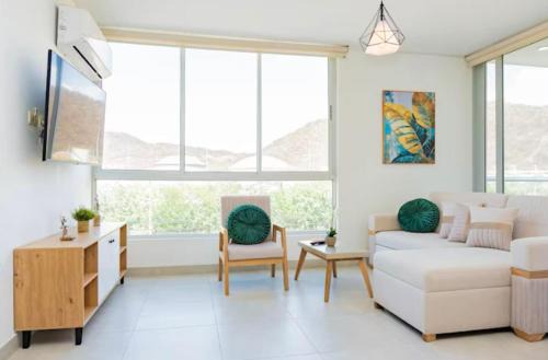 Apartamento en Santa Marta con piscina y playa
