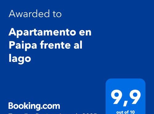 Apartamento en Paipa frente al lago