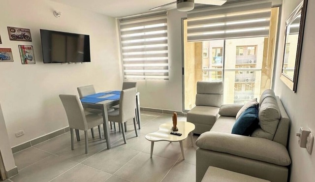 Apt 100 meters from the beach, ideal to rest with your family or couple.