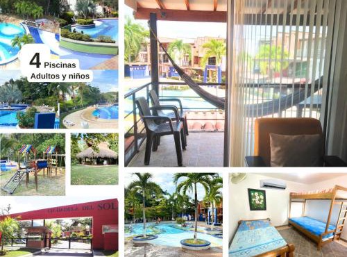 "Apto 2 Habit, 4 piscinas, Dcto GENIUS, Check in-out extendidos, a 1 cuadra del parque -Ciudadela del Sol-" in San Jerónimo