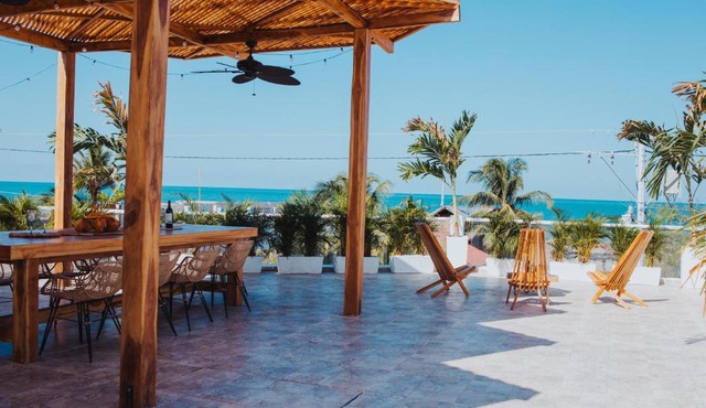 Casa de Playa privada con Piscina, Jacuzzi y Rooftop