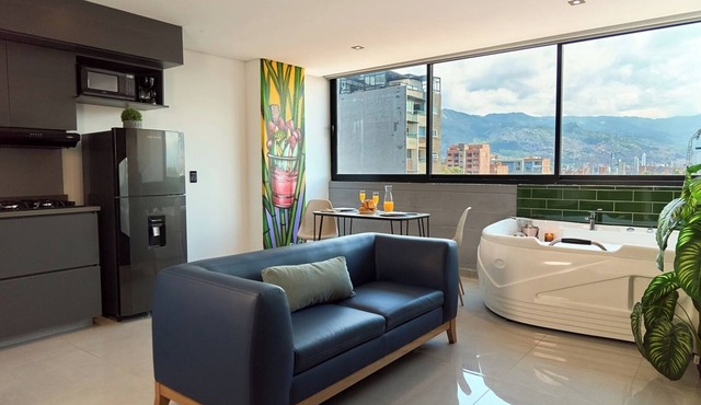 Cozy Aparta-suite Stadio Jacuzzi Rosa Negra in Medellín