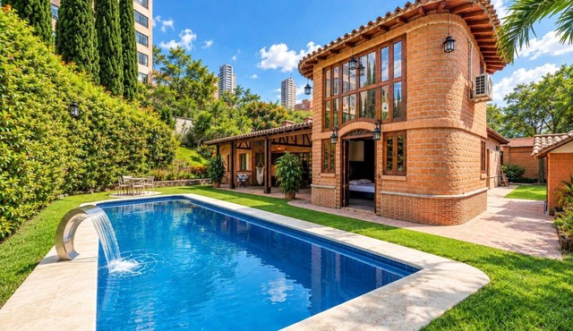El Poblado Villa: Heated Pool & Private Nightclub in Medellín