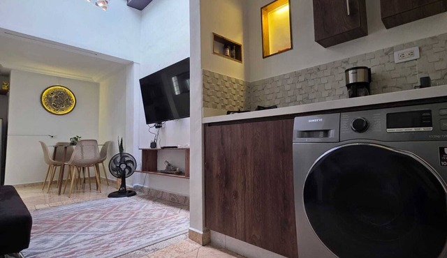 Entire lodging at 900 meters from the village station.