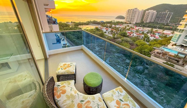 Exclusive 3-bedroom apartment at the Beach Club in Santa Marta