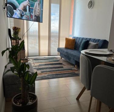 Habitación con vista de la ciudad en Fontibón