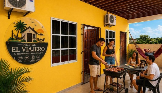 Hostal el viajero cómodo con aire acondicionado