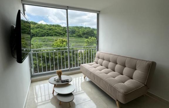 Increíble apartamento de 2 habitaciones con vista verde in Barranquilla