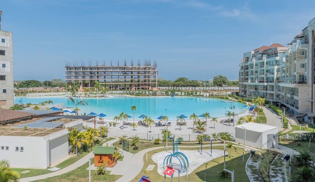 Laguna Cristalina & Relax Beachfront -Apto 2BR + Paddle Board en Baia Kristal in Cartagena de Indias