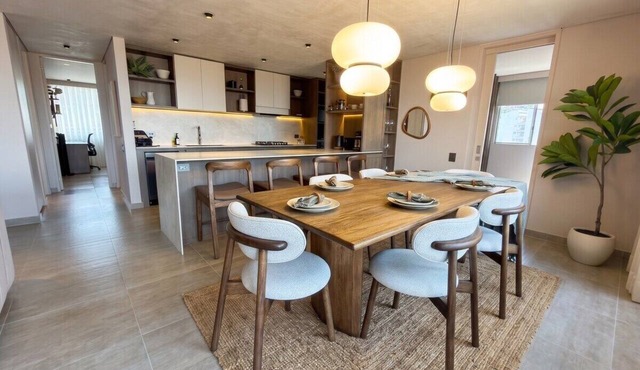 lEPl Big & Elegant 3 Bd Apt W/Ac Near provenza in Medellín