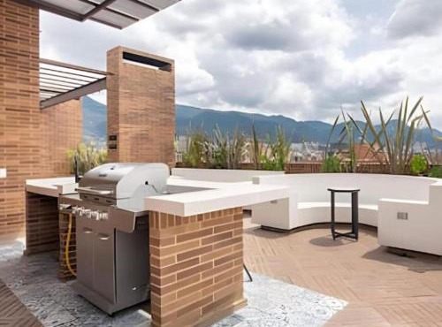 Luxurious Small Apartment Bogotá Park, Wi-Fi, Gym