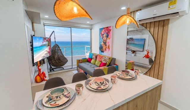 Ocean Bloom | Sea Views, Beach, 3BR & Pool in Cartagena