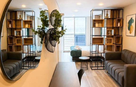 Quiet loft steps from Zona T in Bogotá