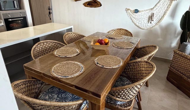 Spacious 3-bedroom apartment with AC in adorable Puerto Colombia