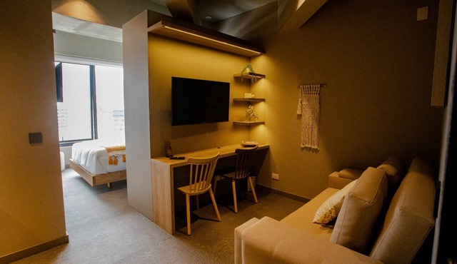 Studio with a Beautiful Mountain View in Bogotá
