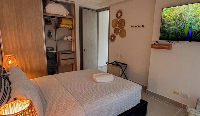 Views of the Ciénaga from the balcony—Luxury apartment in Cartagena! in Cartagena de Indias