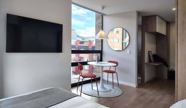 w* | Intimate Loft in Bogota w/Gym in Bogotá