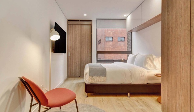 w* | Polished Loft in Bogota w/Gym in Bogotá