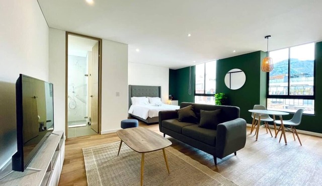 w* | Sunlit Loft in Parque Virrey in Bogotá