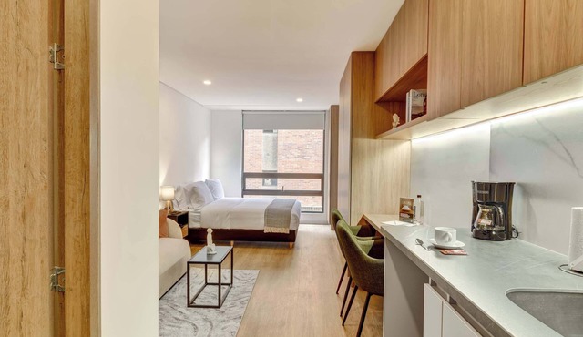 w* | Warm Loft in Bogota w/Gym in Bogotá