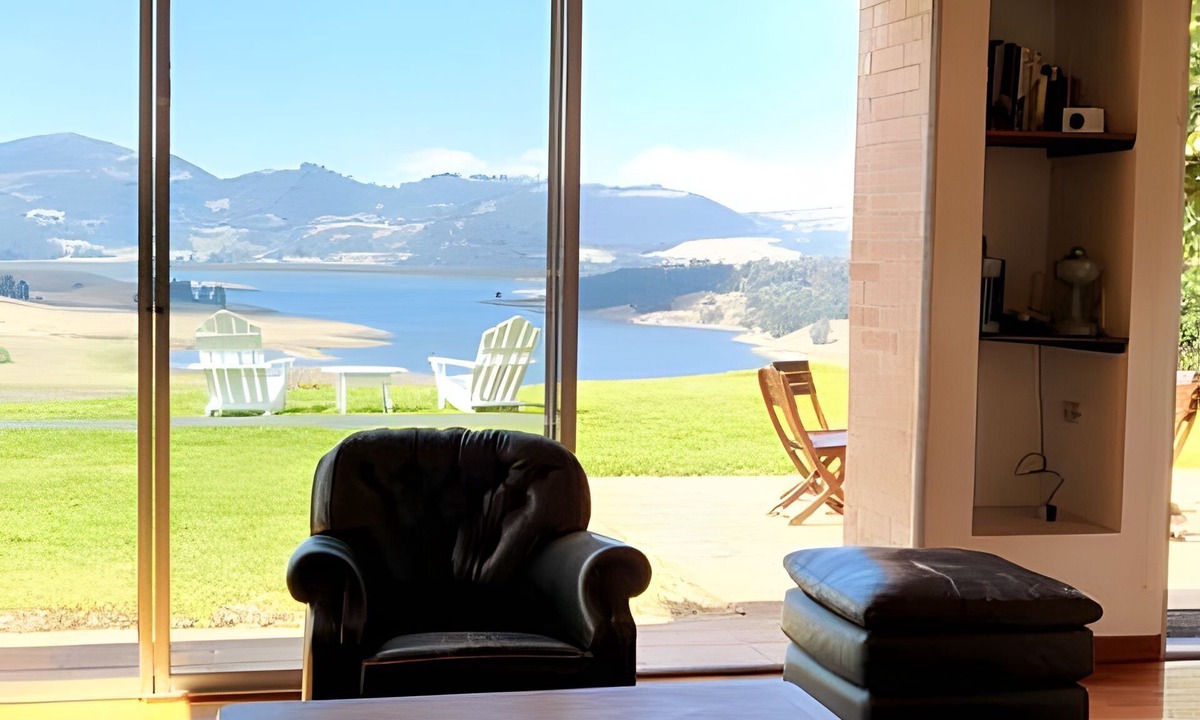 Choconta Cottage | Casa con mágica vista represa del Sisga