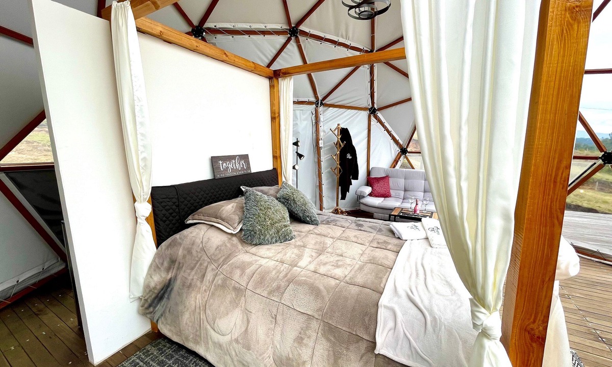 Guatavita Cabin | Glamping Spa con vista embalse de Tominé