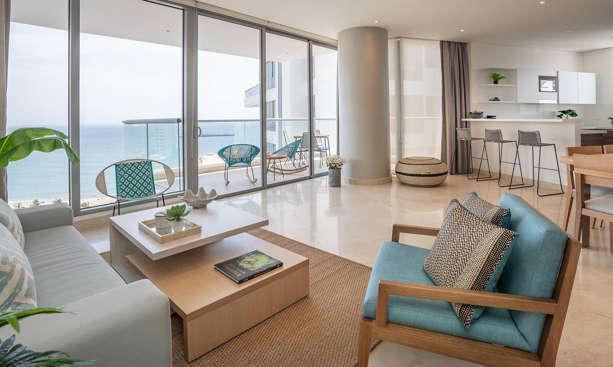 Santa Marta Apartment | LUXURY APARTMENT 2 BEDROOMS FOR 4 PEOPLE OCEAN FRONT