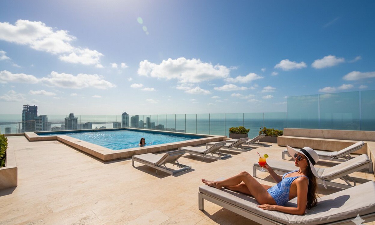 Bocagrande Condo | Luxury 3 Bedroom Oceanfront Oasis Retreat! A+ Bocagrande Location