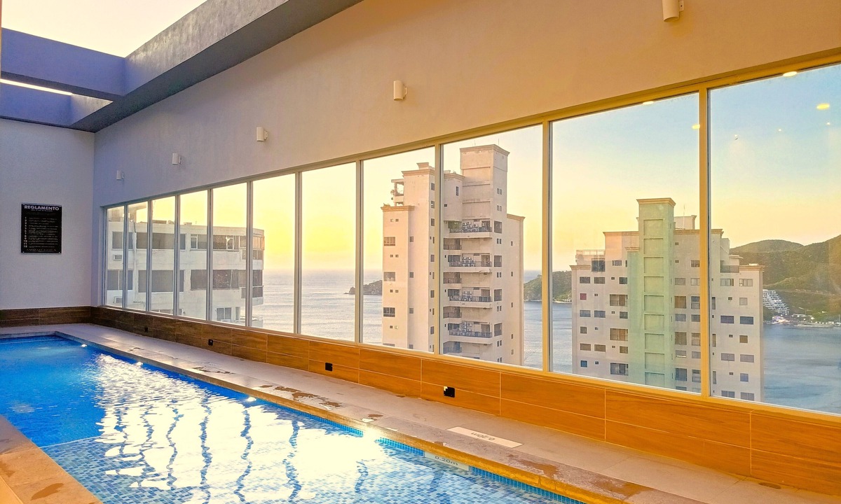 El Rodadero Apartment | Studio Apartment with Seaviews - Ambar Roca SM85