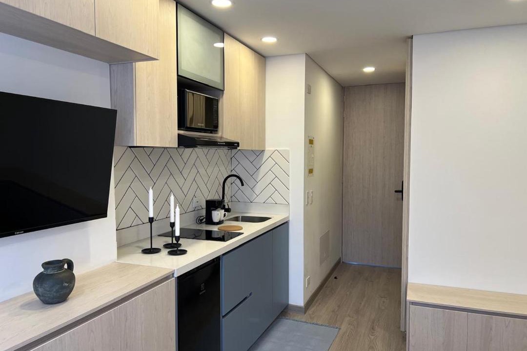 Usaquen Apartment | Apartaestudio country club Bogotá - Fully Equipped