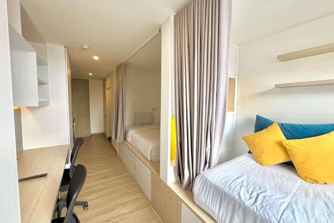 Santa Fe Apartment | Rooftop Bar & Community 2 Beds in Happahub