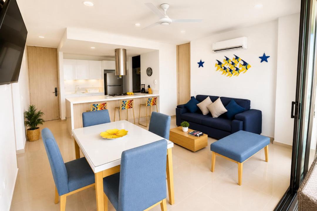 Pozos Colorados Apartment | Apartamento en Samaria Club de Playa Privada Salida Directa al Mar en Pozos Colorados cerca a Zazue, Estelar, Playa Bello Horizonte, Cabo Tortuga #1