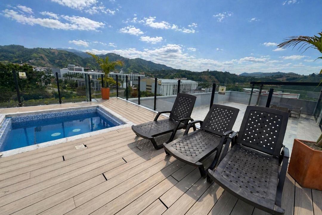 Chinchina Apartment | Apartamento amoblado y de lujo en Chinchiná, con piscina y jacuzzi