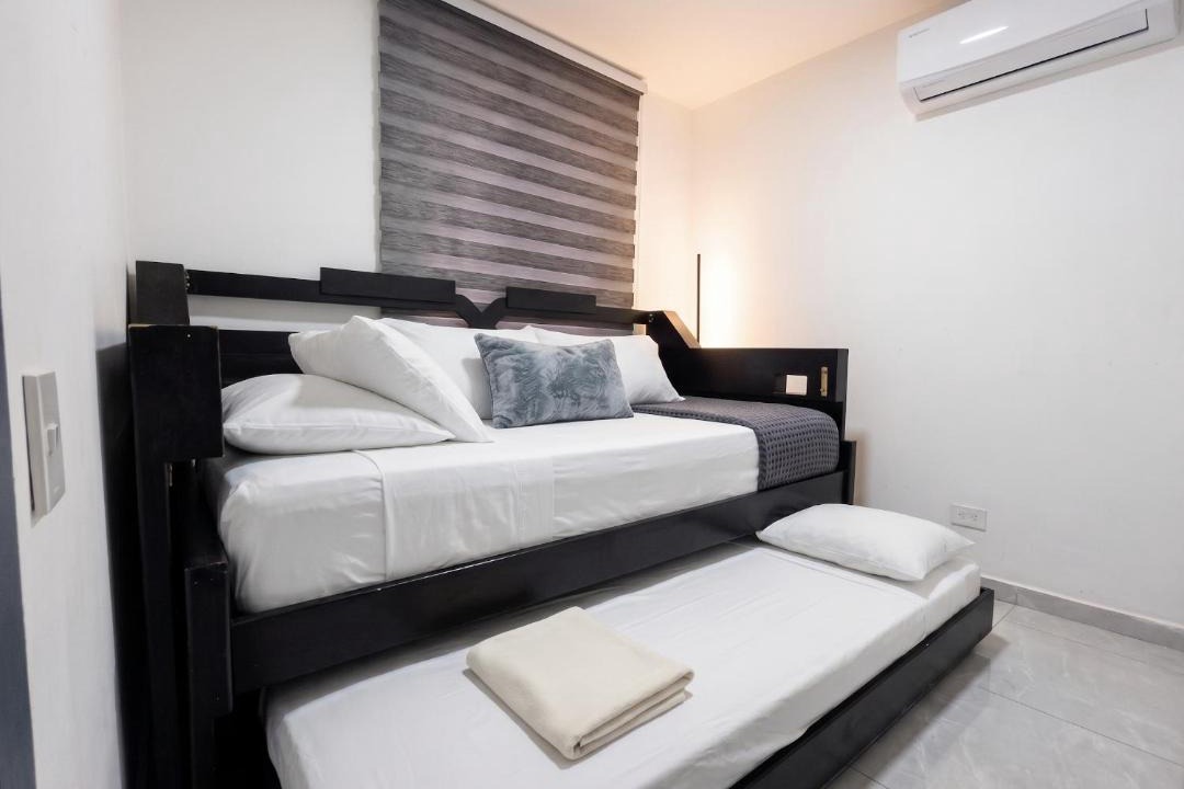 Barranquilla Apartment | Moderno al norte, Full equipado, Primer piso ,2Aires 6 camas con Patio
