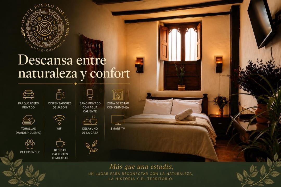 Sesquile Hotel | Hotel Pueblo Dorado Sesquilé