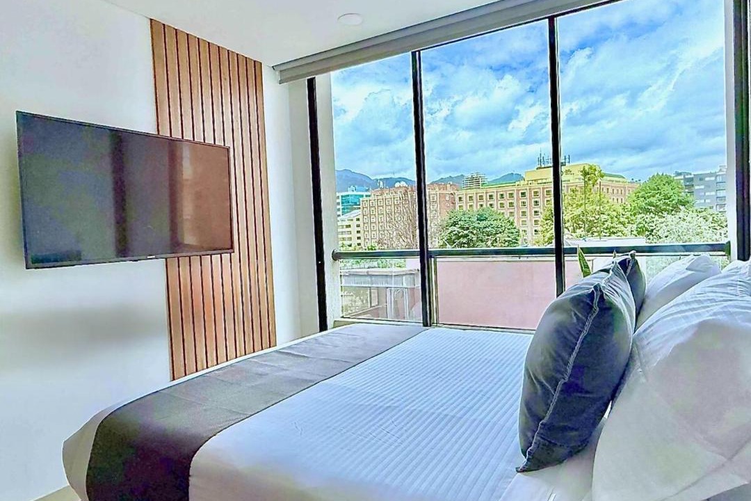 Chico Norte III Apartment | Panoramic Views, Coworking, Terrace, Gym, Parque de la 93