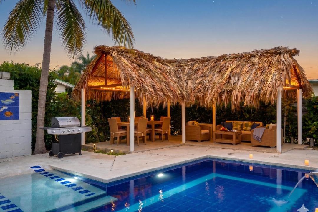 Ricaurte Villa | SANTORINI Villa con Piscina, Jacuzzi y Kiosko Privado en Girardot