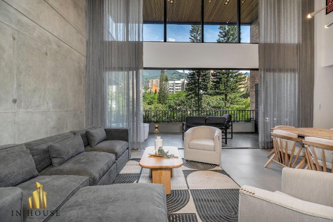 La Florida Apartment | Morph 302 - Apt moderno con techos altos, BBQ