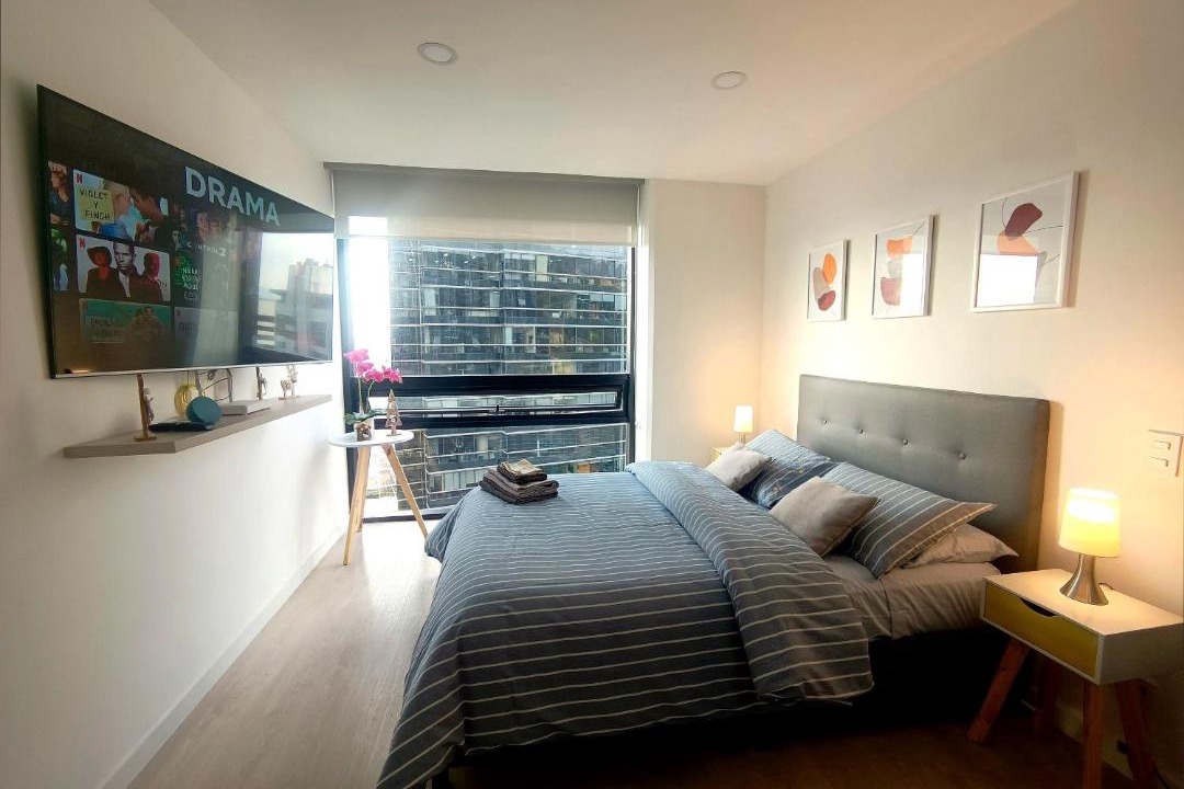 Usaquen Apartment | AH/Loft con Alexa, Parking, Gym, Coworking, Usaquén