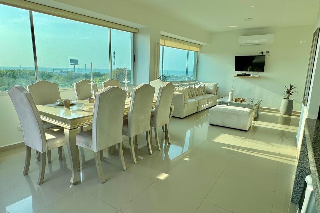 Cartagena Apartment | Penthouse con balcón y vista al mar cerca del Centro Histórico