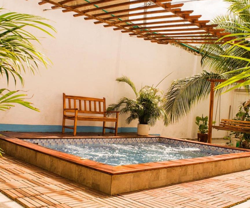 La Boquilla House | Hb4 Double Room with Private Bathroom and Balcony