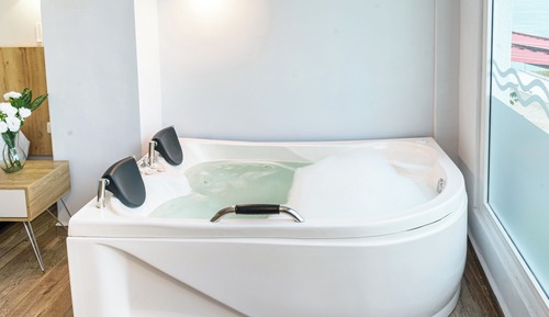 Superior Double or Twin Room, Hot Tub, Sea View