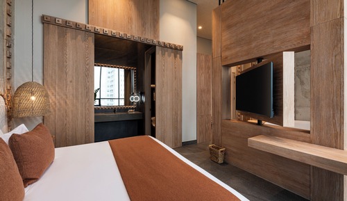Presidential Double Room, 1 King Bed, Partial Sea View