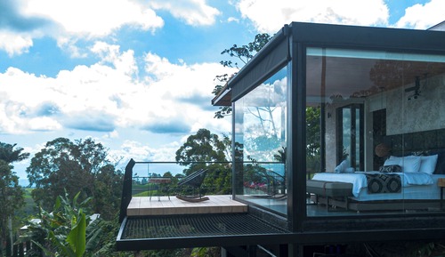 Comfort Cabin, 1 Bedroom, Hot Tub, Mountain View
