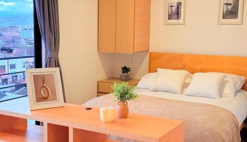 One-Bedroom Loft Apartment with Balcony