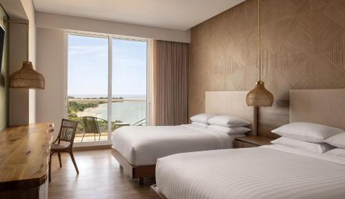 Guest room, 2 Double, Partial ocean view, Balcony