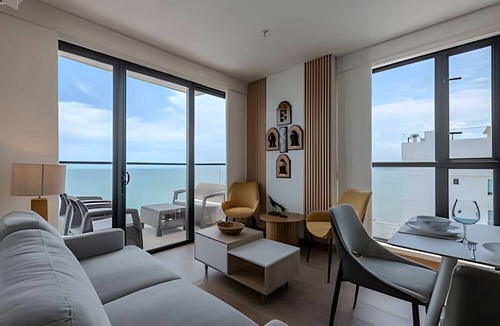 Cartagena District Apartment | Spectacular Ocean View and Historic Center 2BR