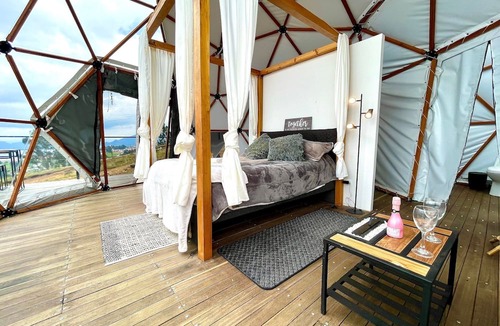 Guatavita Cabin | Glamping Spa con vista embalse de Tominé