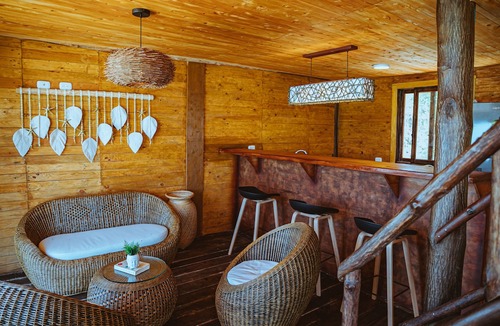 Bocachica Cabin | Hermosa Suite con Vista al mar Caribe! Ubicada en Playa Blanca - Isla Barú